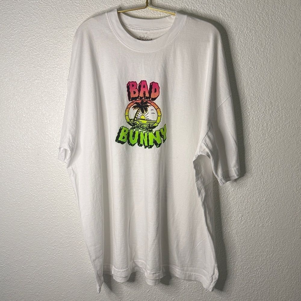 NEW-Bad Bunny World's Hottest Tour Stadiums 2022 concert merchandise t-shirt-XXL